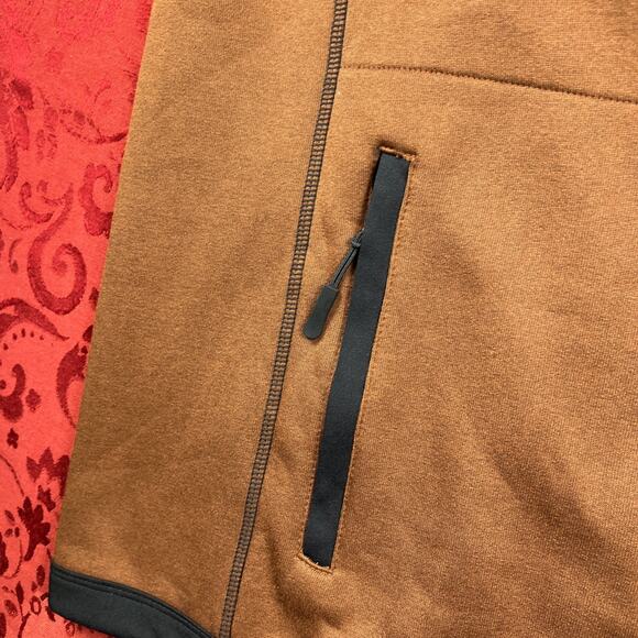 Powder River Outfitters Softshell‎ Vest Men L Brown Rock&Roll/Music Fest NWT - Picture 7 of 12